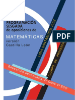 Programación Sesgada de Oposiciones De: Matemáticas