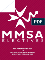 The MMSA Handbook To The Malta Medical School Electives Programme