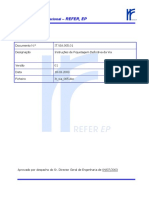 Piquetagem definitiva da via ferroviária