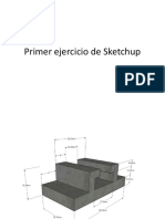 Primer ejercicio Sketchup