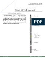 Maxwell-Style Bailer: B & T Oilfield Products Wireline Product Catalog