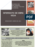 INTERDICTO DE OBRA VIEJA - Elisaul - Formatoactual