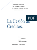 La Cesión de Crédito - Elisauldocx