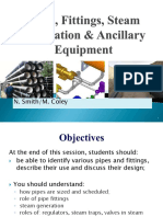 Lecture 1 - Pipe Pipe Fittings and Steam Generation