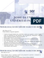 Relatório Março 2019 Univeritas Palmas
