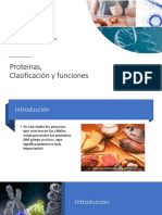 Proteínas: clasificación y funciones