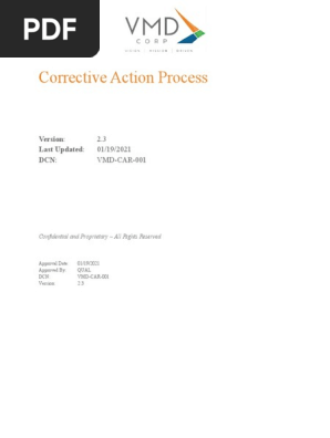 Corrective Action Process