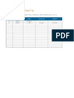 Corrective Actions Log Template