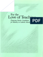 For The Love of Teaching