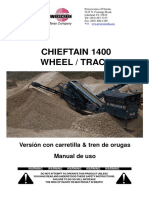 (S) 1400 Chieftain User Manual With Spares (L)