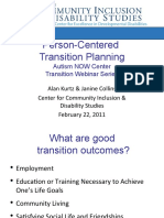 Person-Centered Transition Planning: Autism NOW Center Transition Webinar Series