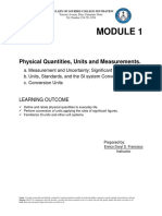 OLLCF Physics Module on Physical Quantities