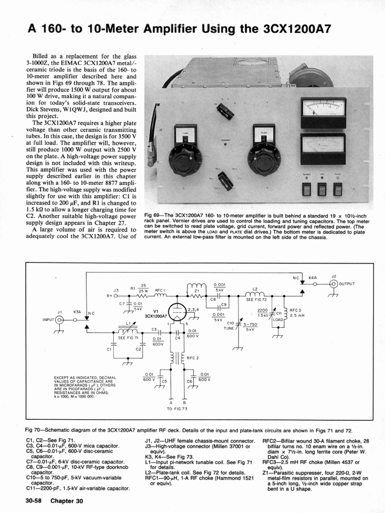 ３　　160セット 3CX1200A7 HF Tube Linear Amplifier | PDF