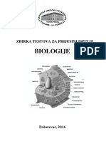 Zbirka Testova Biologija 2016