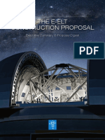 The E-Elt Construction Proposal: Executive Summary & Proposal Digest