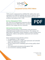 VMD Corp IMS Policies Poster