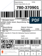 Roselyn Reyes 639163795659 38A Inaldo Street, Bayombong, Nueva Vizcaya, No RTH Luzon Bayombong Nueva Vizcaya North Luzon 3700