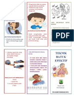 Leaflet Teknik Batuk Efektif