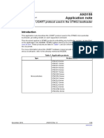 AN3155 Application Note: USART Protocol Used in The STM32 Bootloader