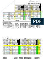 Jadual Waktu Induk 2021 Terkini