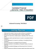 Consolidated Financial Statements-Date of Acquisition
