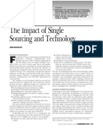 Single Sourcing and Technology