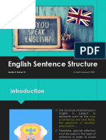 Module II. English Sentence Structure