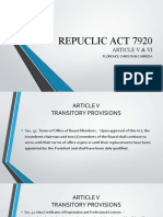 Repuclic Act 7920