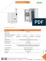 Outdoor LFP Power Cabinet For Telecom