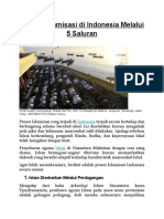 Materi Saluran Masuknya Islam Ke Nusantara
