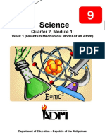 Sci9 Q2 Mod1 Quantum Mechanical Model of An Atom Student