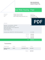 Invoice-ArticHost Web Hosting INVOICE 457