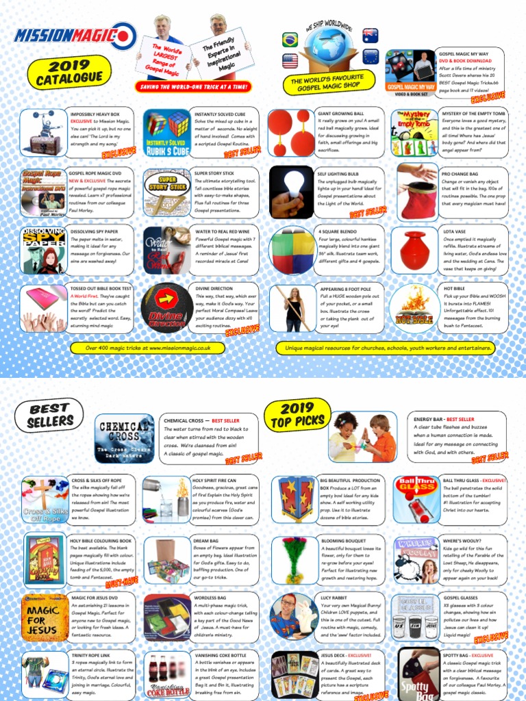2019 April Catalogue Mission Magic Downloadable Version | PDF | Magic ...