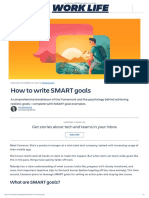 An Explanation of SMART Goals and How To Write Them