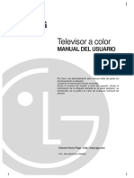 Televisor A Color: Manual Del Usuario