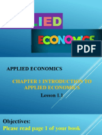 Applied Economics-Chapter 1