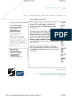 Technical Specification Documents What Is Stainless Steel?