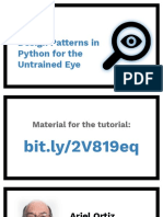 Design Patterns in Python For The Untrained Eye