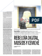 Rebeldia Digital, Museos y Ceviche