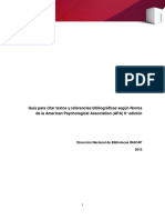 Guia Para Citar Textos y Referencias Bibliograficas INACAP-APA Sexta Edicion