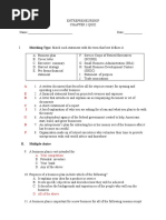 Entre P Quiz Chapter 3