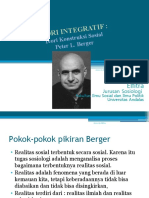 Pemahaman Teori Peter L. Berger