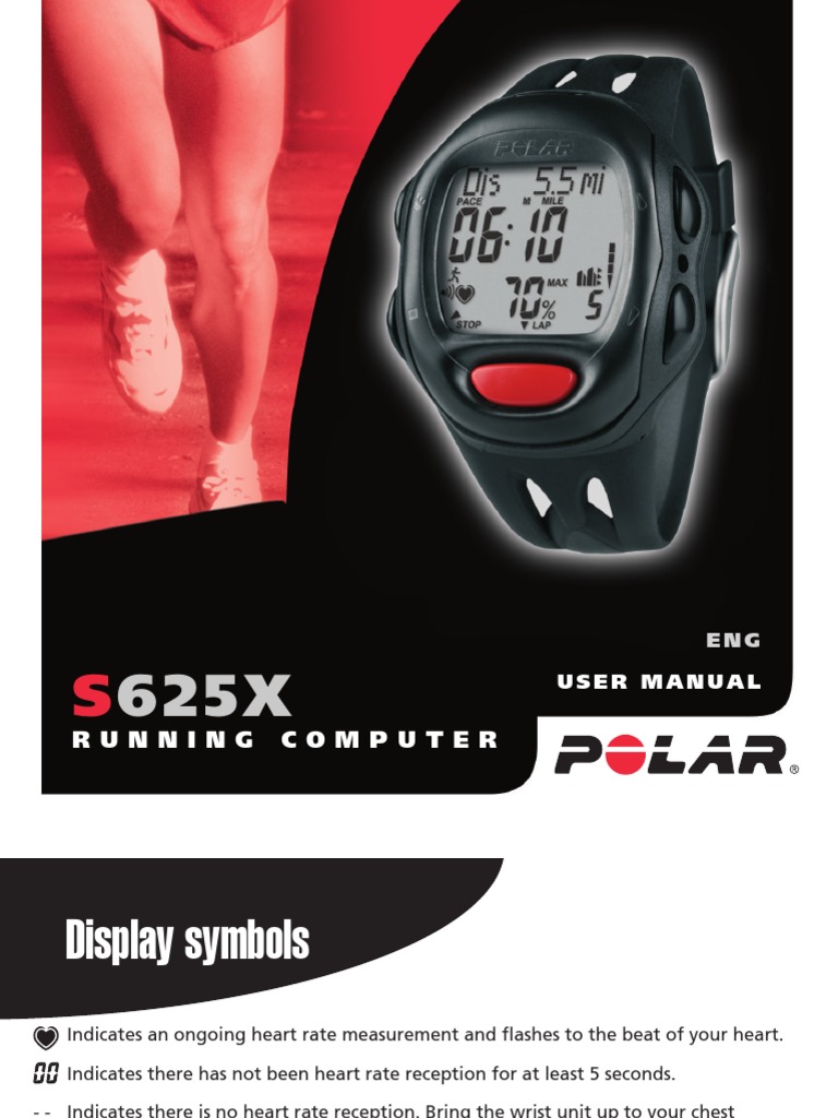 Polar s625x manual Heart Rate High Intensity Interval Training