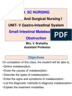 MSN I 25.06 .2020 AN Unit IV. Small Intestinal Malabsorption & Obstruction