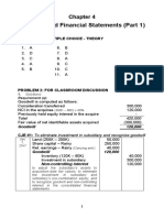 Sol Man Chapter 4 Consolidated Fs Part 1 Acctg For Bus Combinations