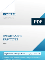 Indurel Module 3 Unfair Labor Practices