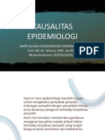 KAUSALITAS EPIDEMIOLOGI ppt4 Prof Masrul