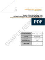 Sample Report Tank Structural Profile Survey