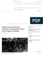 Pablo Hasel protests