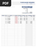 Purchase Order Tracker